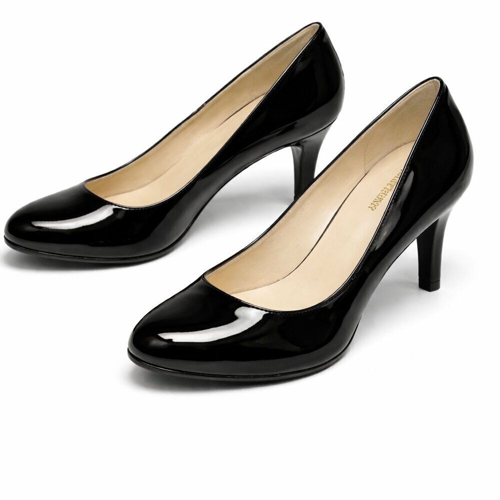 IVANKA TRUMP Black Patent High Heel Pump Size 10M